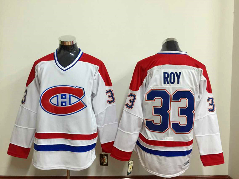 NHL Montreal Canadiens #33 Roy White Jersey