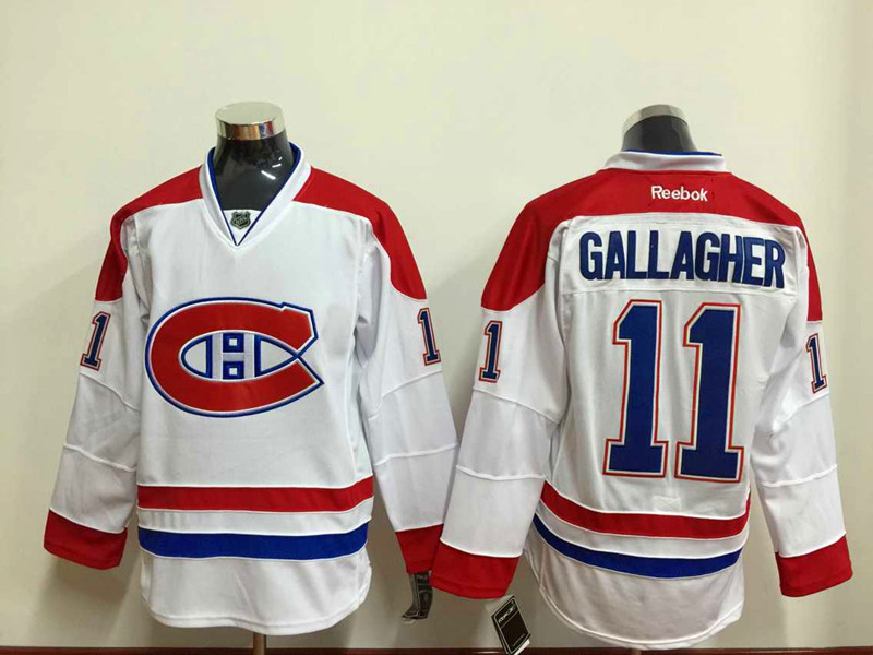 NHL Montreal Canadiens #11 Gallagher White Jersey