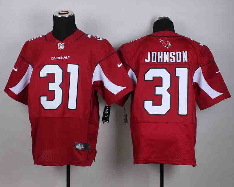 Nike Arizona Cardinals #31 Johnson Red Elite Jersey