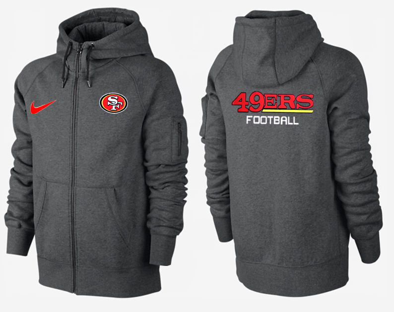 NFL San Francisco 49ers Dark Grey Hoodie