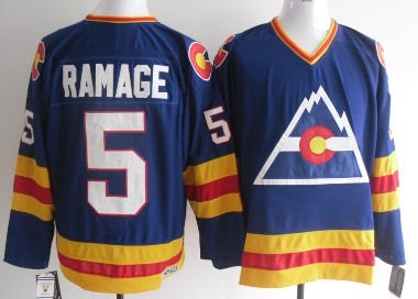NHL Colorado Avalanche #5 Ramage Blue Jersey