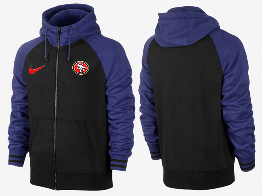 NFL San Francisco 49ers Black Purple Hoodie