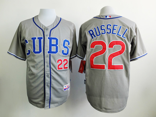 MLB Chicago cubs #22 Russell Grey New Jersey