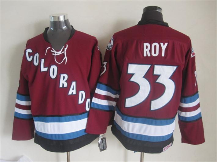 NHL Colorado Avalanche #33 Roy Red Jersey
