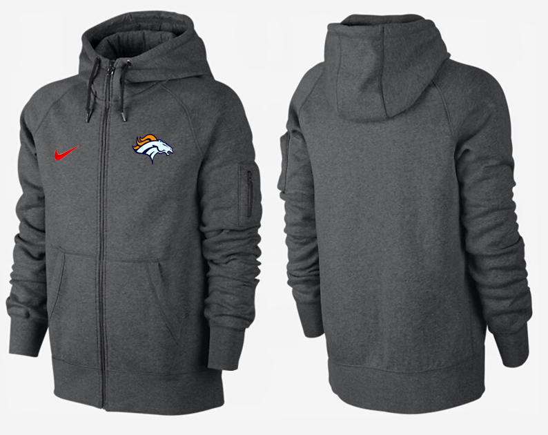 NFL Denver Broncos D.Grey Color Hoodie