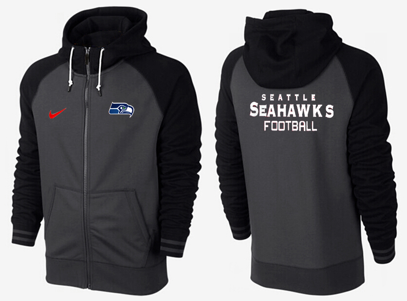 NFL Seattle Seahawks D.Grey Black Color Sweater