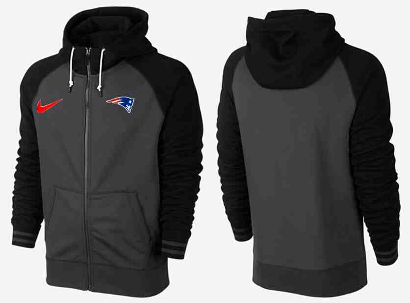 NFL New England Patriots Black Color Sweater