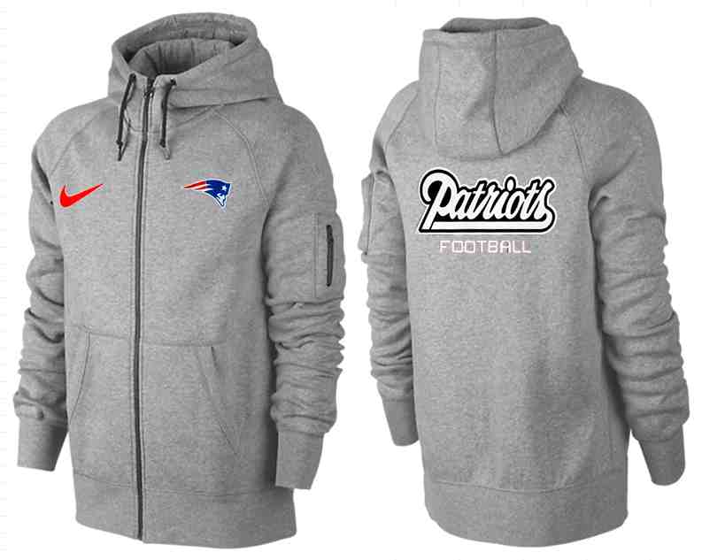 NFL New England Patriots Grey Color Sweater