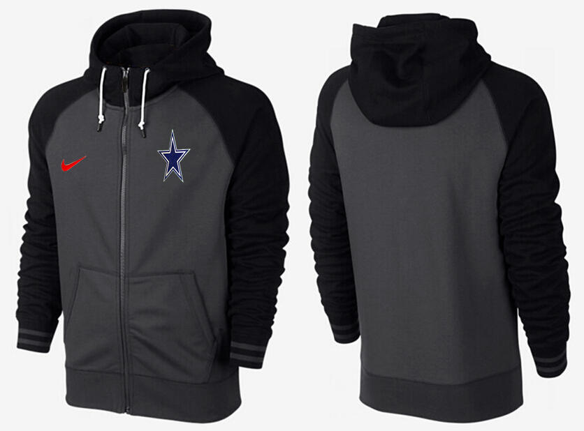 NFL Dallas Cowboys D.Grey Black Hoodie