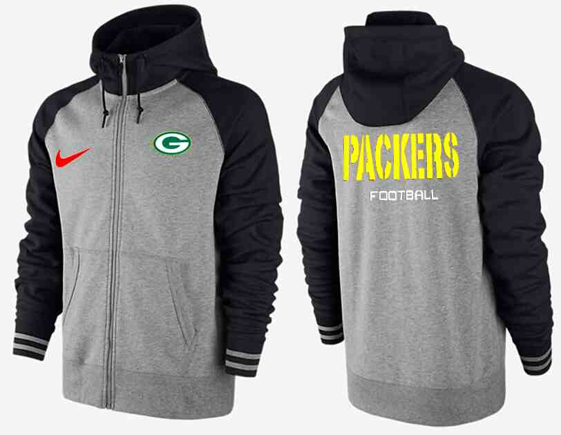 NFL Green Bay Packers Grey Black Color Sweater