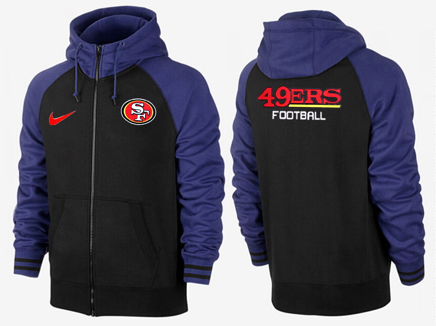 NFL San Francisco 49ers Black Purple Color Hoodie