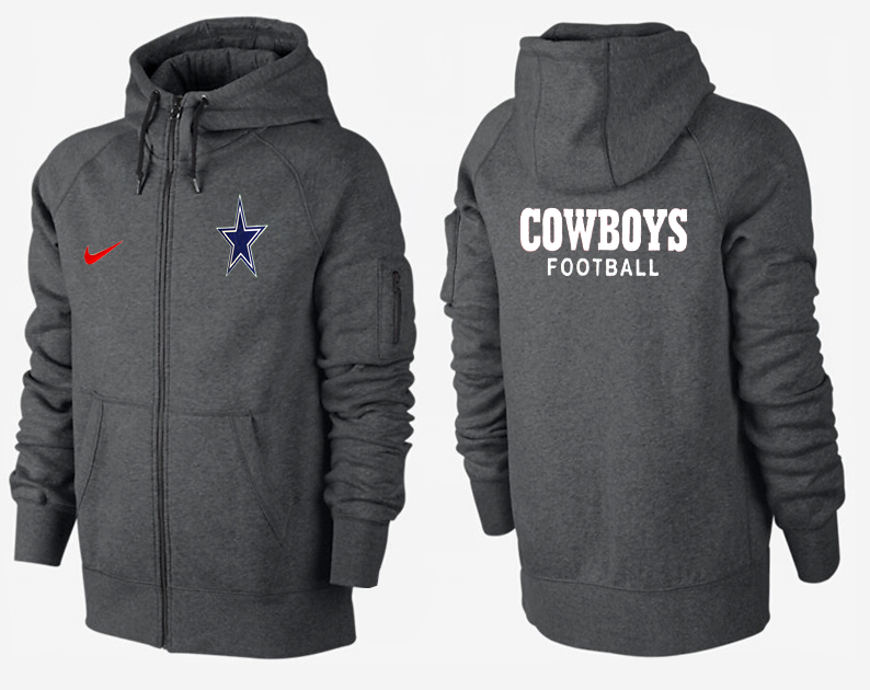NFL Dallas Cowboys Dark Grey Hoodie