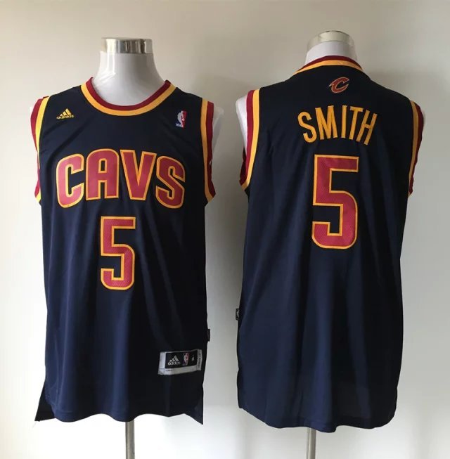 NBA Cleveland Cavaliers #5 Smith D.Blue Jersey