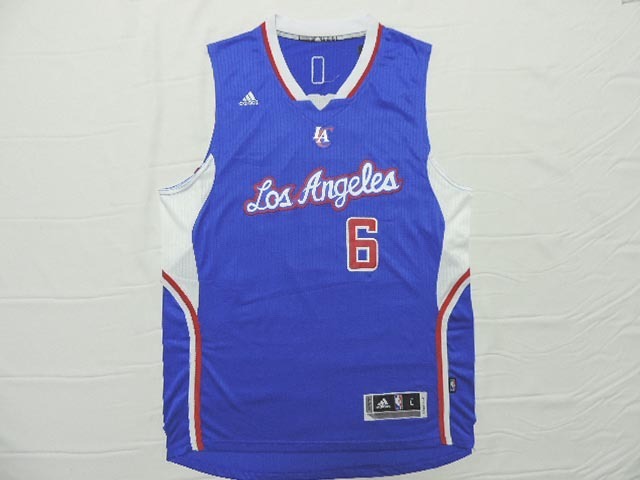 NBA Los Angeles Clippers #6 Jordan Blue Jersey