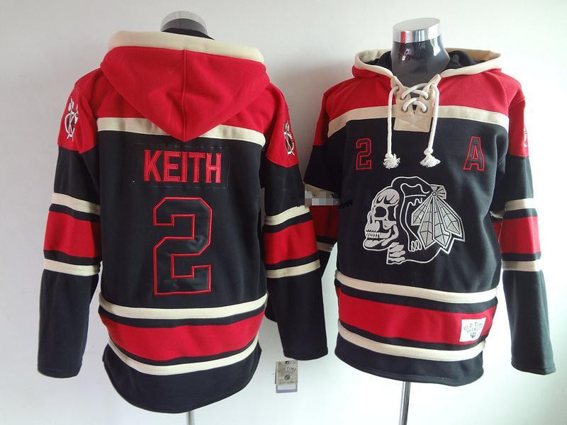 NHL Chicago Blackhawks #2 keith black Hoodies