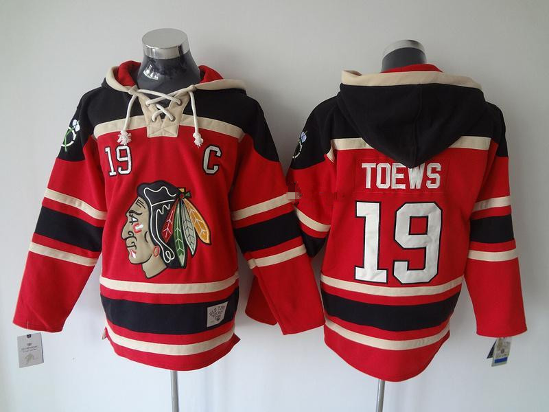 NHL Chicago Blackhawks #19 toews red Hoodies