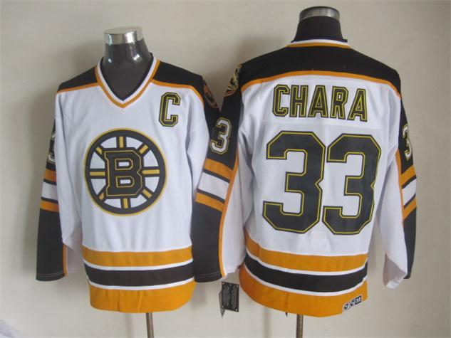 NHL Boston Bruins #33 Ghara White Color Jersey