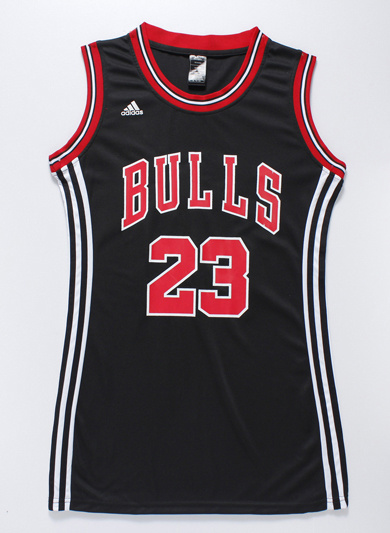 NBA Chicago Bulls #23 Jordan Black Women Dress