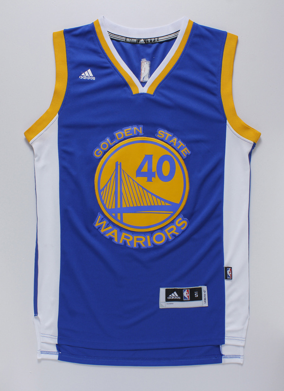 NBA Golden State Warriors #40 Barnes Blue Swingman Jersey