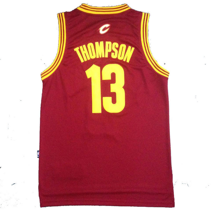 NBA Cleveland Cavaliers #13 Thompson Red Jersey