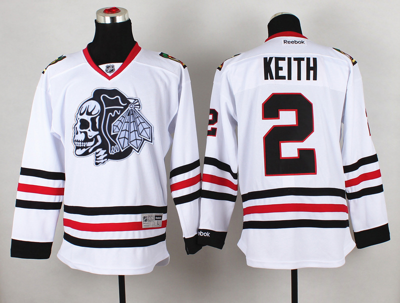 NHL Chicago Blackhawks #2 Keith Cross Check Premier Fashion Jersey Charcoal