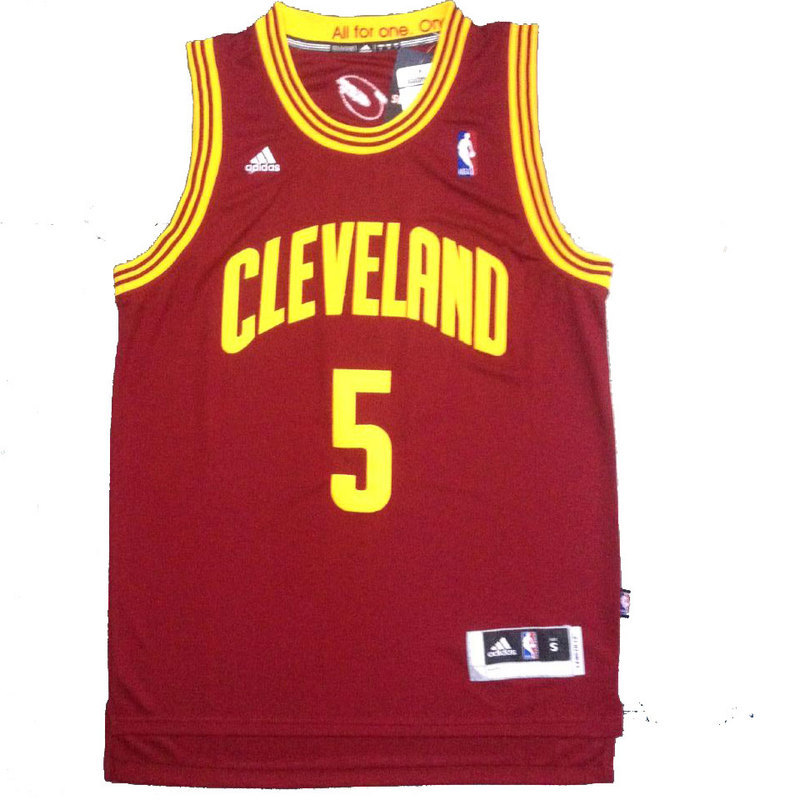 NBA Cleveland cavaliers #5 Smith Red Jersey