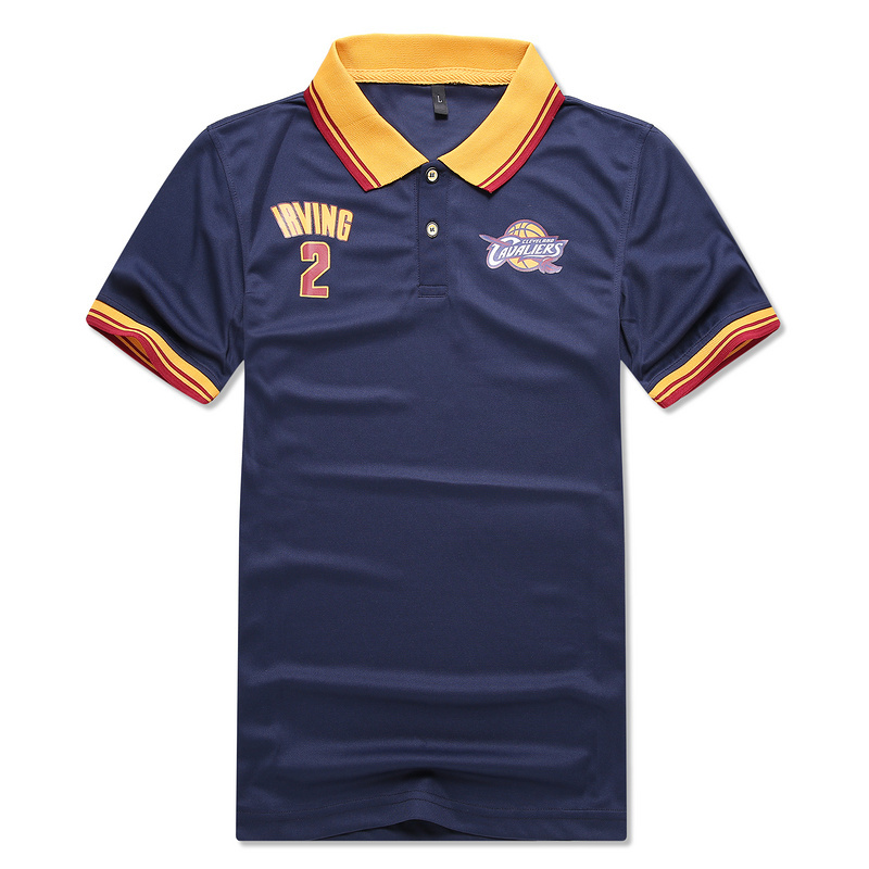 NBA Cleveland Cavaliers #2 Irving D.Blue Polo