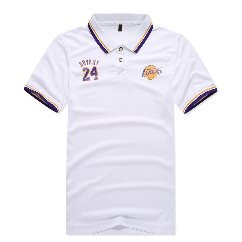 NBA Los Angeles Lakers #24 Bryant White Polo