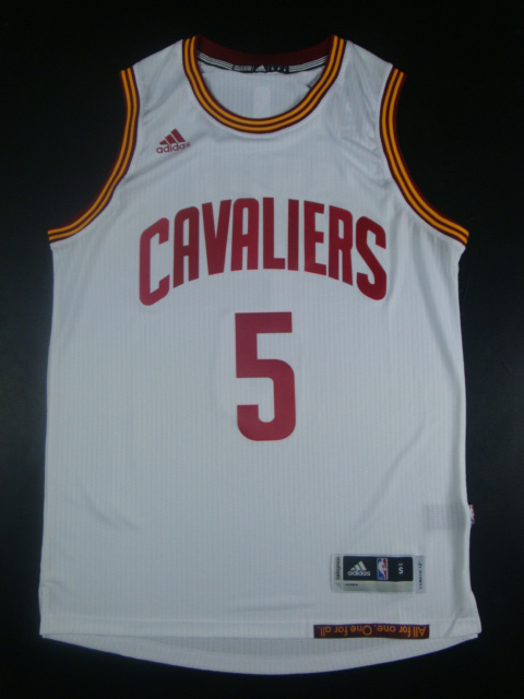 NBA Cleveland cavaliers #5 Smith White Jersey