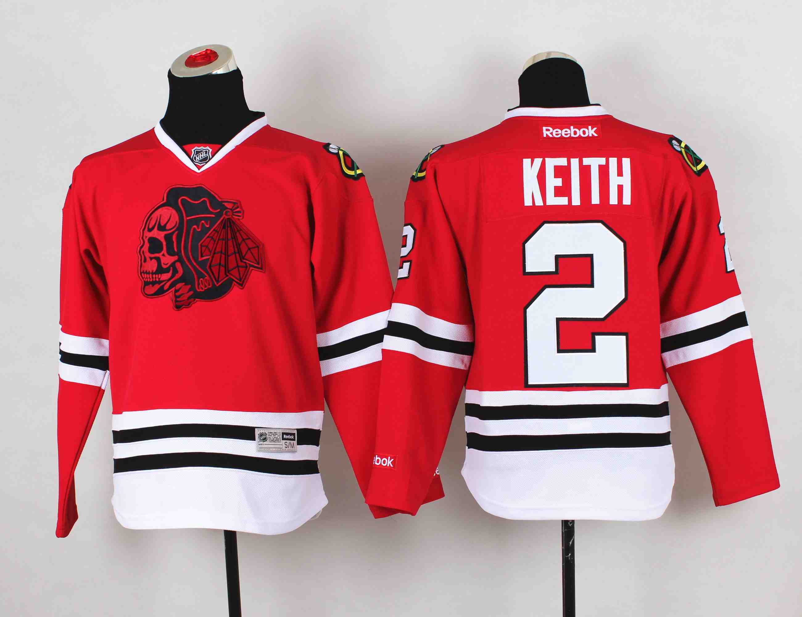 Youth NHL Chicago Blackhawks #2 Keith Red Jersey