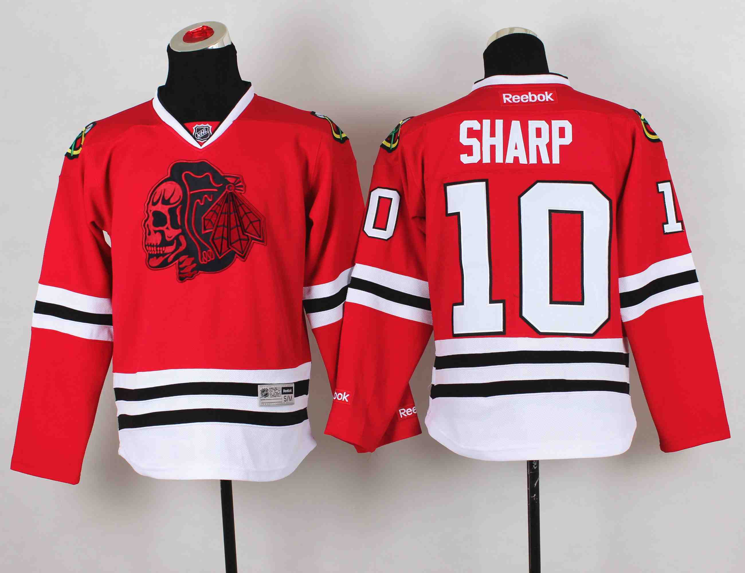 Youth NHL Chicago Blackhawks #10 Sharp Red Jersey