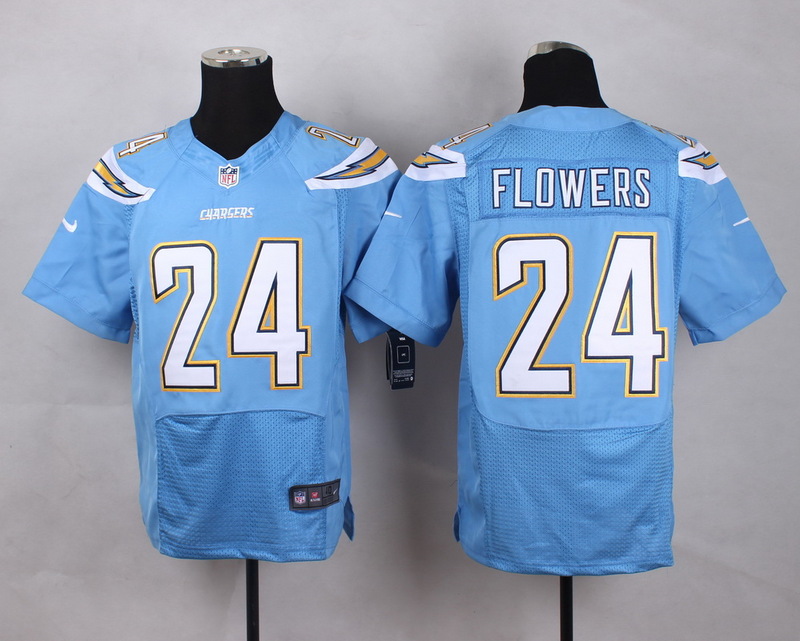 Nike NFL San Diego Chargers #24 Mathews L.Blue Elite Jersey