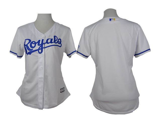 MLB Kansas City Royals Blank Women 2015 Jersey