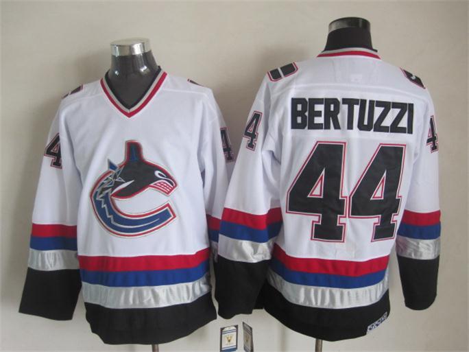 NHL Vancouver Canucks #44 Bertuzzi White Jersey