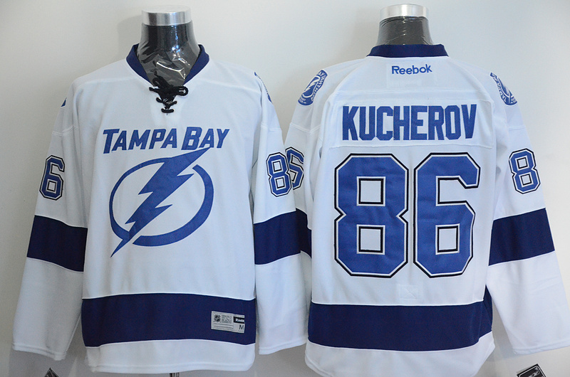 NHL Tampa Bay Lightning #88 Kucherov White New Jersey