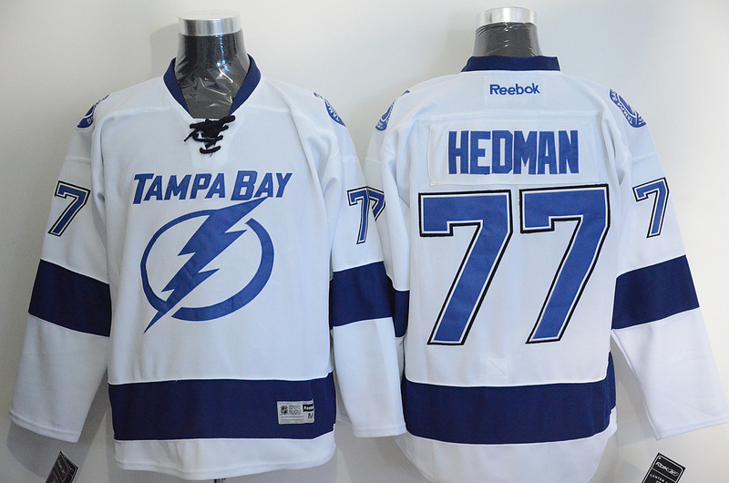 NHL Tampa Bay Lightning #77 Hedman White New Jersey