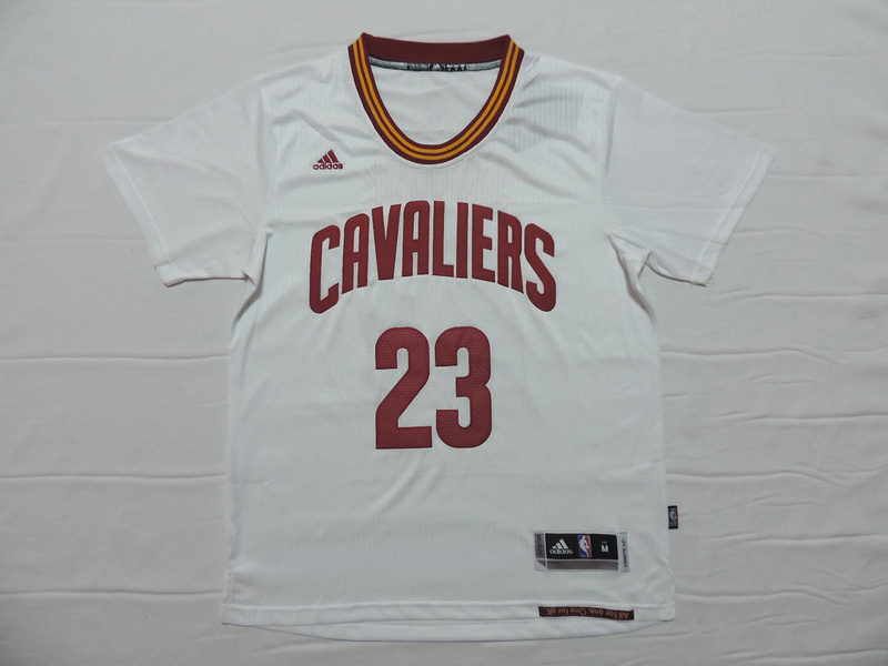 NBA Cleveland Cavaliers #23 James White Short-Sleeve Jersey