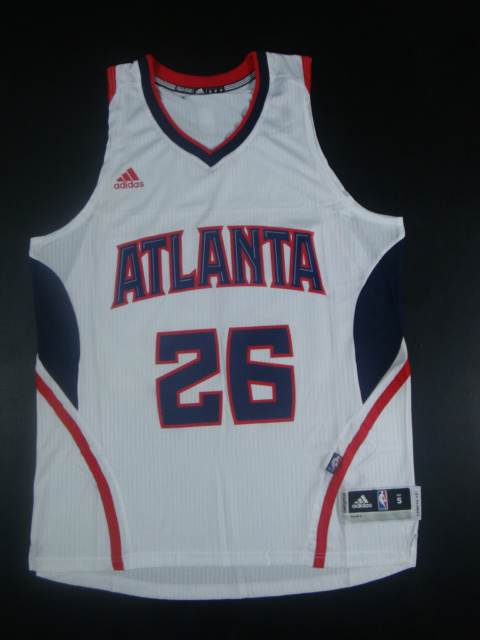 NBA Atlanta Hawks #26 Korver White Jersey