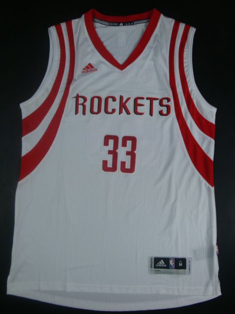 NBA Houston Rockets #33 Rrewer White Jersey