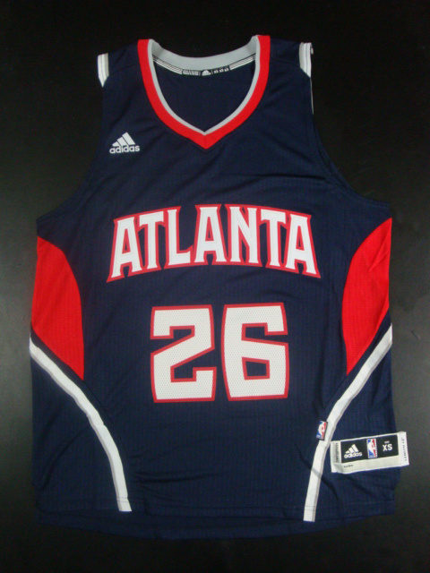 NBA Atlanta Hawks #26 Korver Blue Jersey