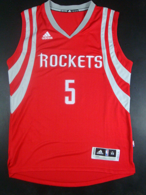 NBA Houston Rockets #5 Smith Red Jersey