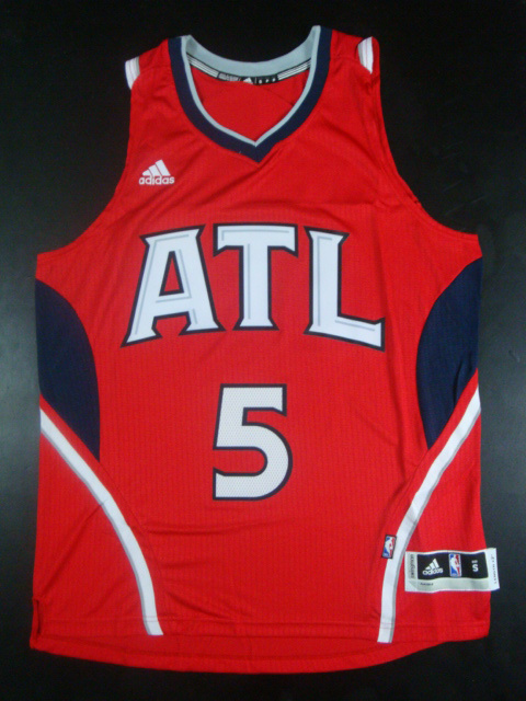 NBA Atlanta Hawks #5 Carroll Red Jersey