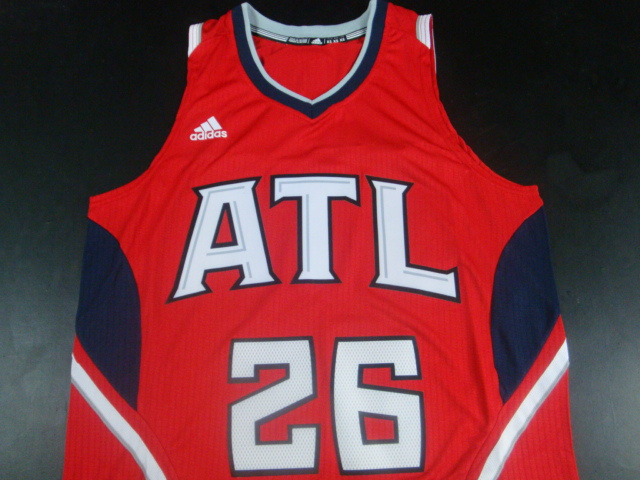 NBA Atlanta Hawks #26 Korver Red Jersey