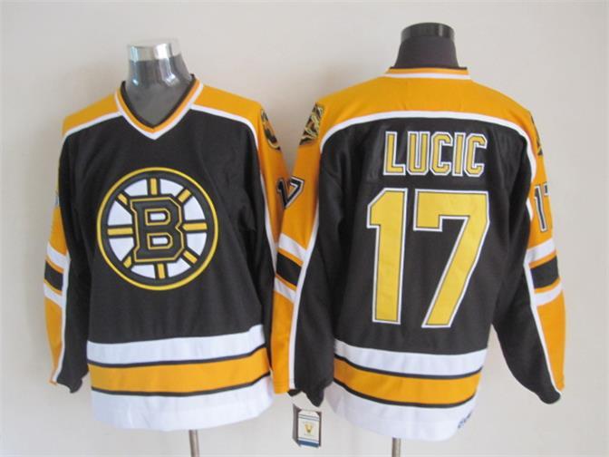 NHL Boston Bruins #17 Lucic Black Jersey