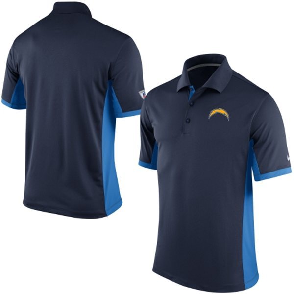 Mens San Diego Chargers Nike Navy Team Issue Performance Polo 