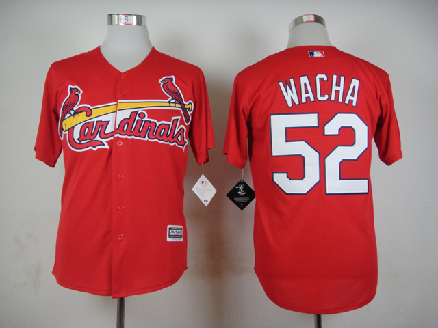 MLB St.Louis Cardinals #52 Wacha Red Majestic Yadier Molina Jersey