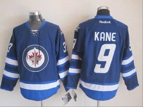 NHL Winnipeg Jets #9 Kane Blue Color Jersey