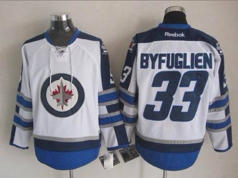 NHL Winnipeg Jets #33 Byfuglien White Jersey