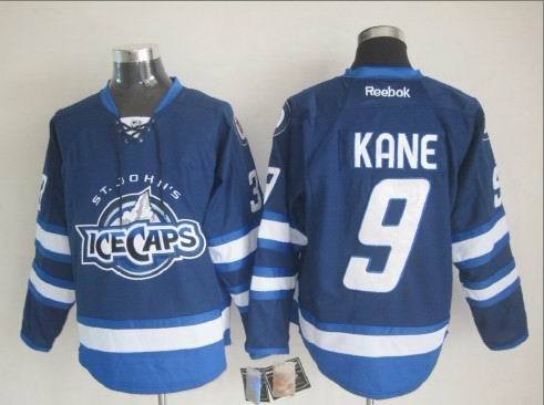 NHL St. Johns IceCaps #9 Kane Blue Jersey