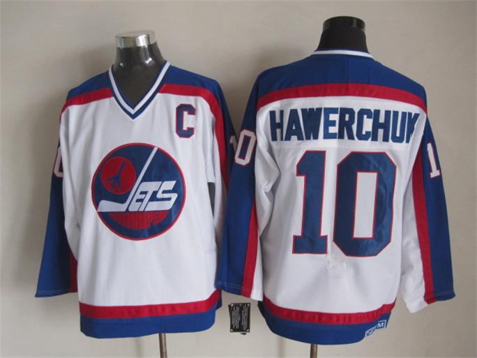 NHL Winnipeg Jets #10 Hawerchuk White Jersey